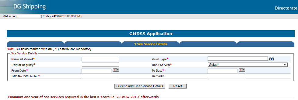 GMDSS endorsment 5