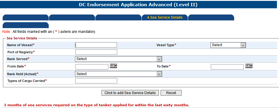 DC endorsment 8 1